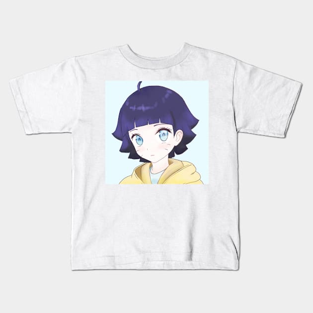 Anime girl Kids T-Shirt by asteltainn